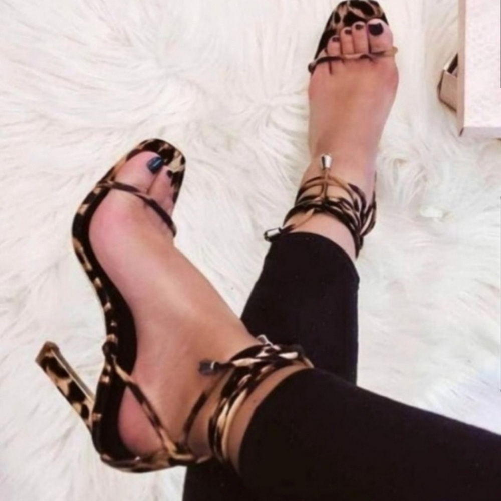 Leopard Print Heels